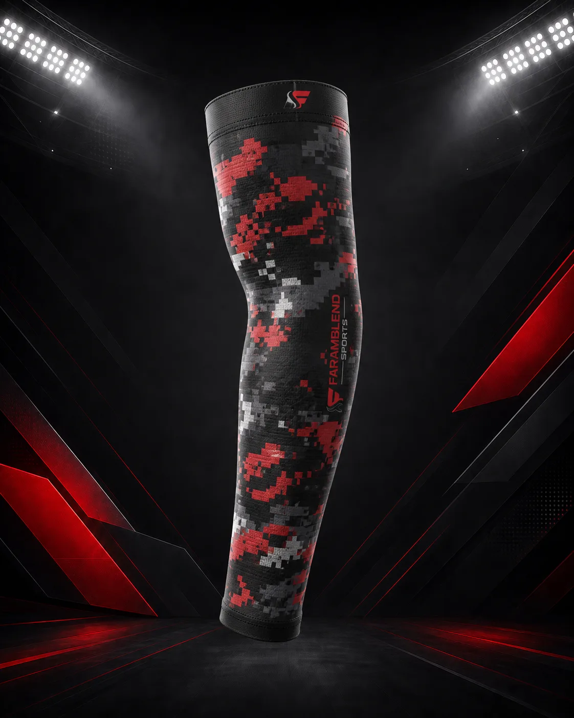 Camo Print Compression Arm Sleeve — Custom Baseball Compression Sleeve | Faramblend Sports