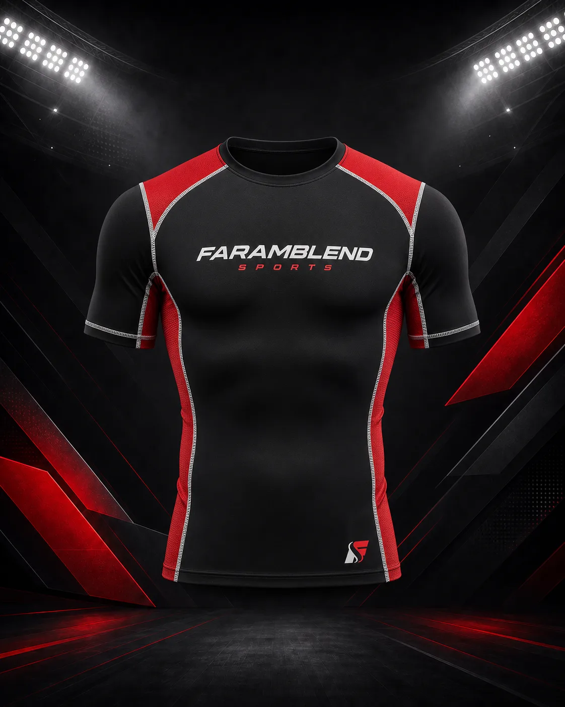 Short-Sleeve Compression Base Layer Shirt — Custom Baseball Compression Wear | Faramblend Sports