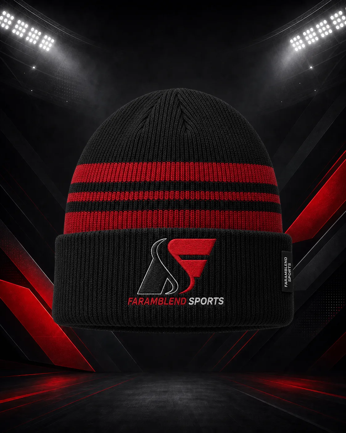 Embroidered Sideline Beanie — Custom Caps & Beanies | Faramblend Sports