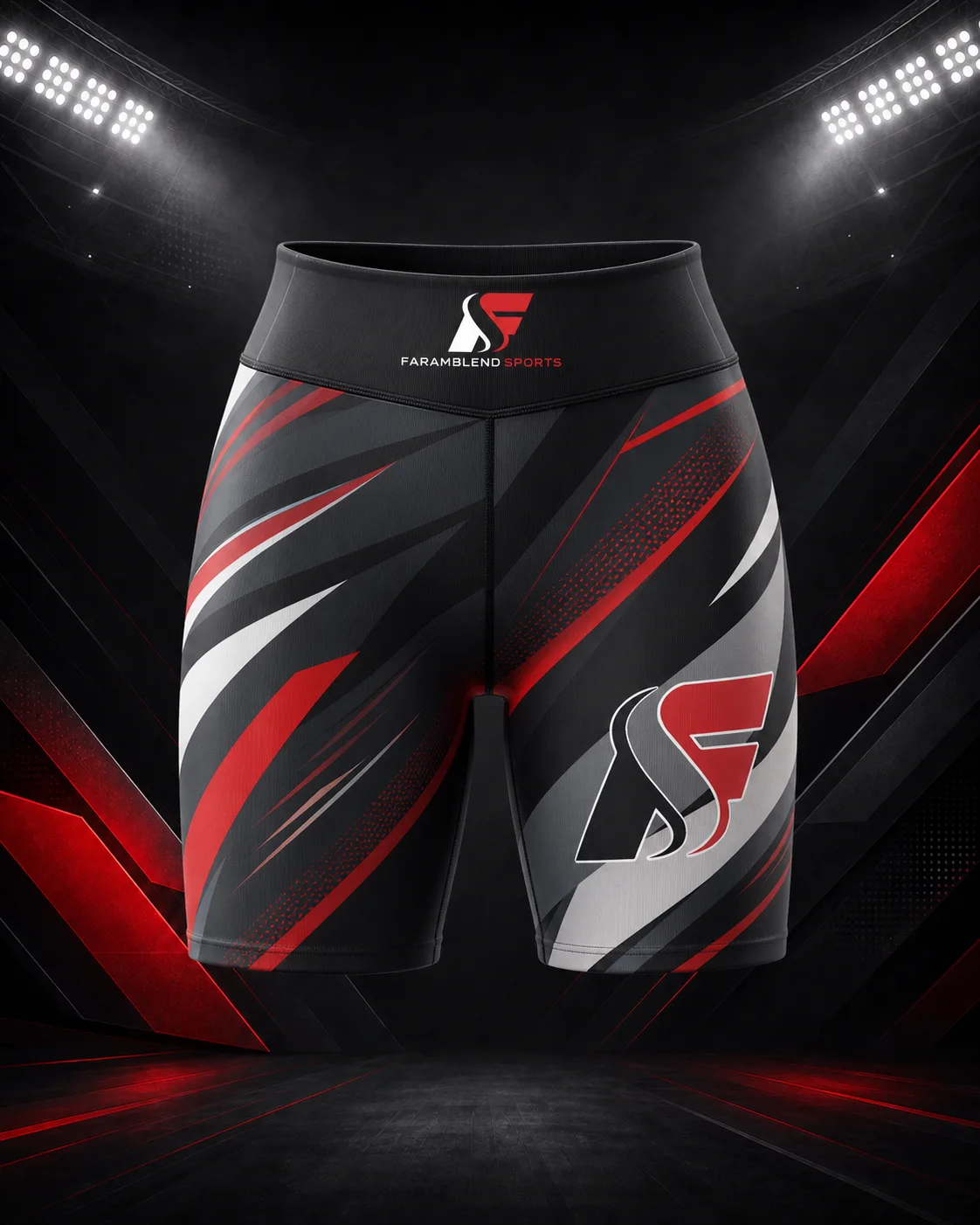 Printed Bike Shorts — Custom Bike Shorts | Faramblend Sports International