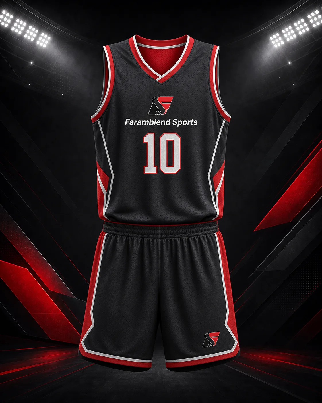 Reversible Basketball Uniform Set — Custom Basketball Uniforms | Faramblend Sports International