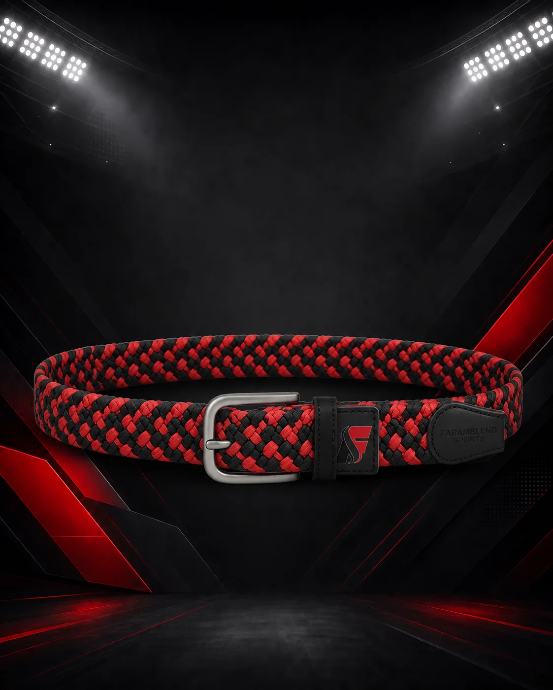 Two-Tone Braided Baseball Belt — Custom Team Belts | Faramblend Sports