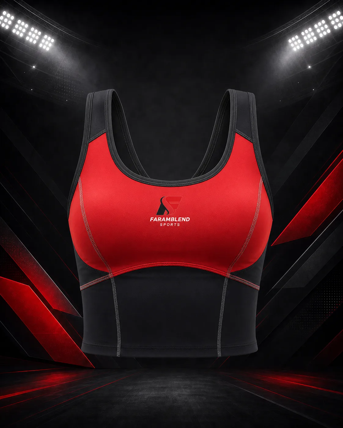 Low-Impact Longline Sports Bra — Custom Sports Bras | Faramblend Sports