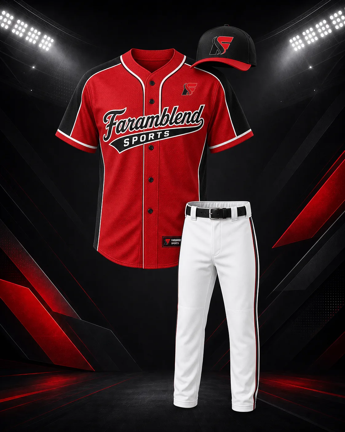 Matching Jersey-and-Pant Team Set — Custom Baseball Uniforms / Team Sets | Faramblend Sports