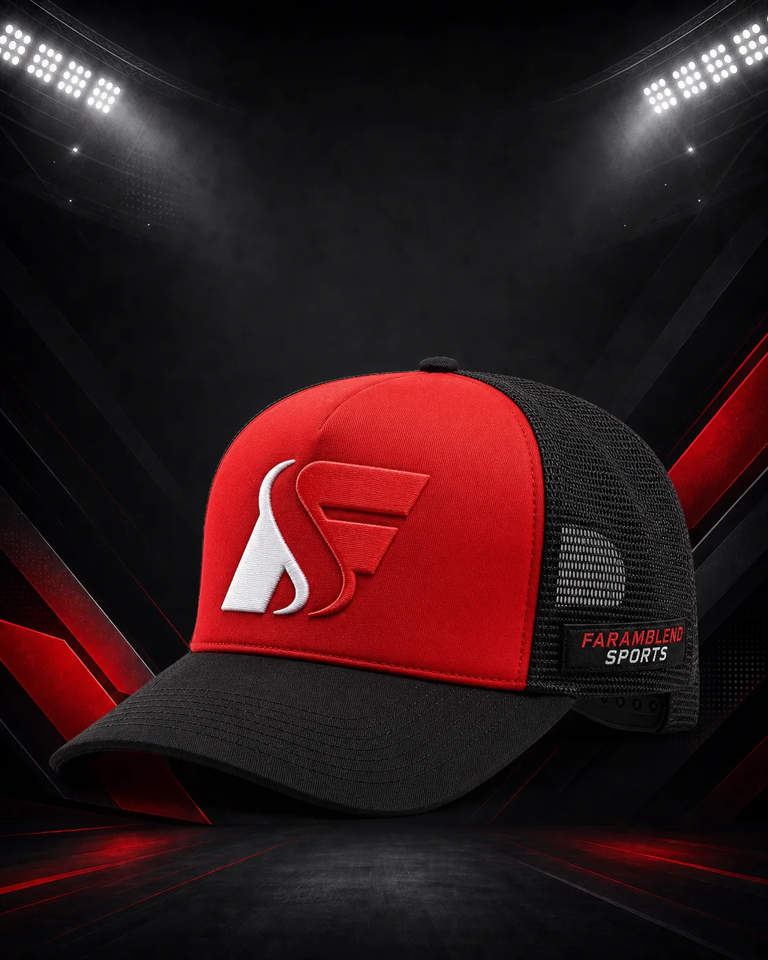 Mesh-Back Trucker Baseball Cap — Custom Baseball Caps | Faramblend Sports