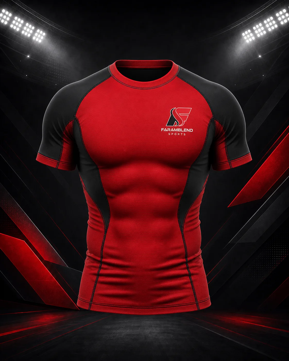 Second-Skin Compression Tee — Custom Compression Tops | Faramblend Sports International