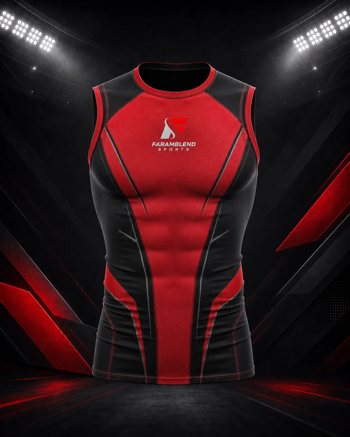 Sleeveless Compression Top — Custom Compression Tops | Faramblend Sports