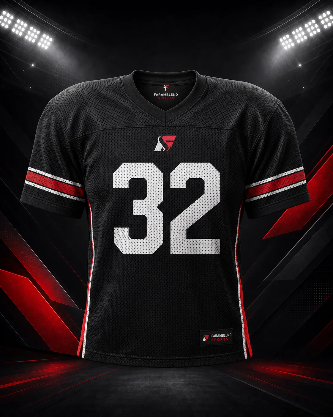 Solid Color Mesh Practice Jersey