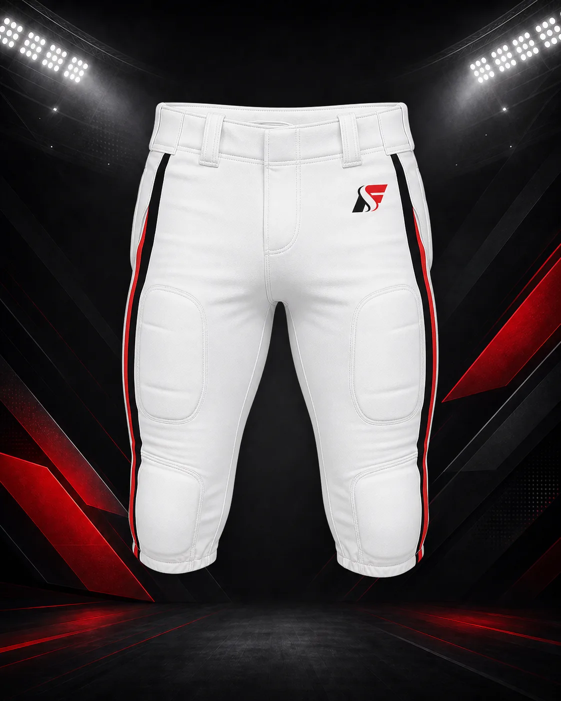 Integrated Pad-Pocket Game Pants — Custom Football Pants | Faramblend Sports