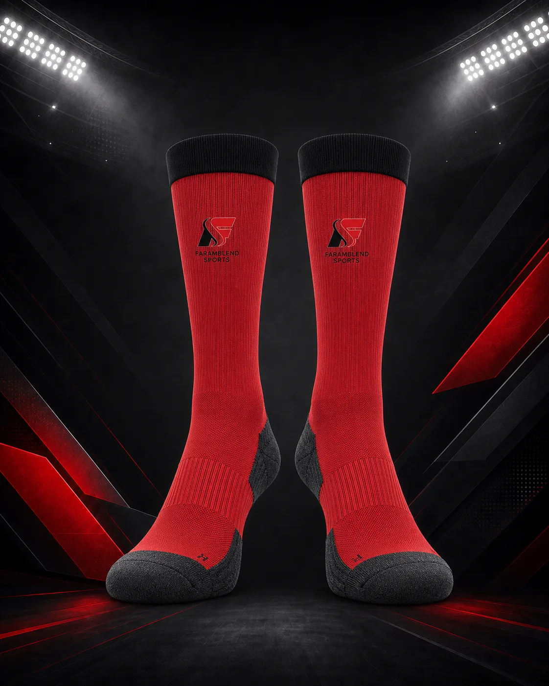 Solid Color Football Socks — Custom Football Socks | Faramblend Sports International
