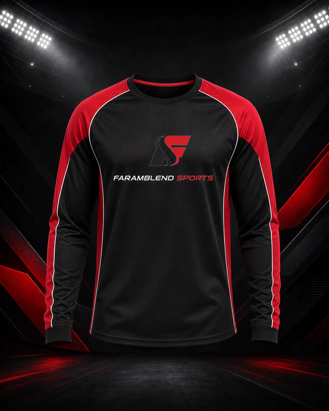 Long-Sleeve Football Training Top — Custom Football Training Wear | Faramblend Sports