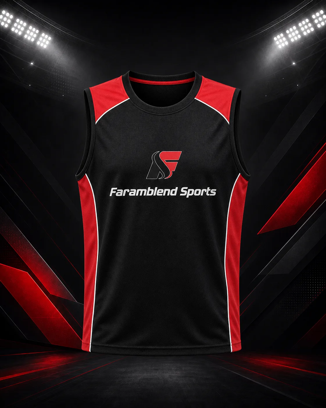 Sleeveless Football Training Top — Custom Football Training Wear | Faramblend Sports