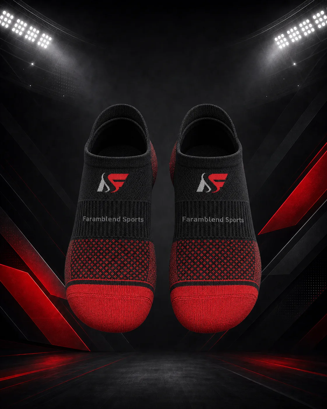 No-Show Performance Socks — Custom Performance Socks | Faramblend Sports