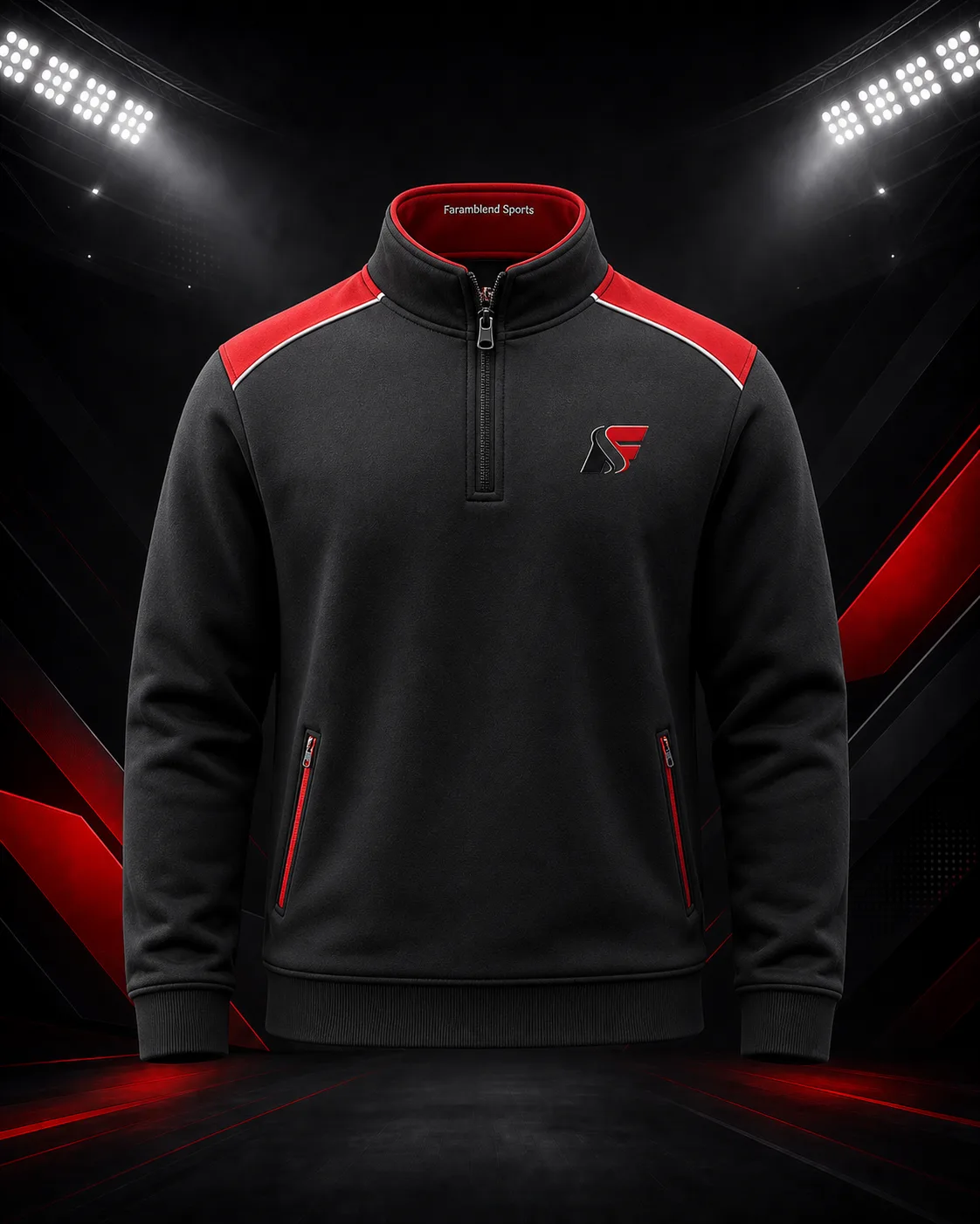 Heavyweight Fleece Quarter-Zip — Custom Quarter-Zip Pullovers | Faramblend Sports
