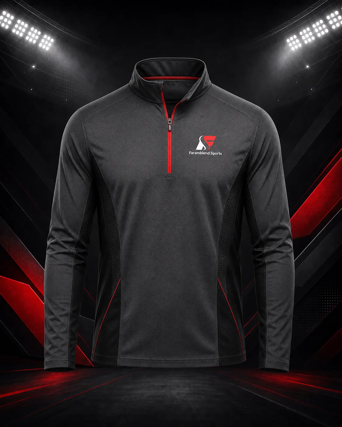 Lightweight Performance Quarter-Zip — Custom Quarter-Zip Pullovers | Faramblend Sports International