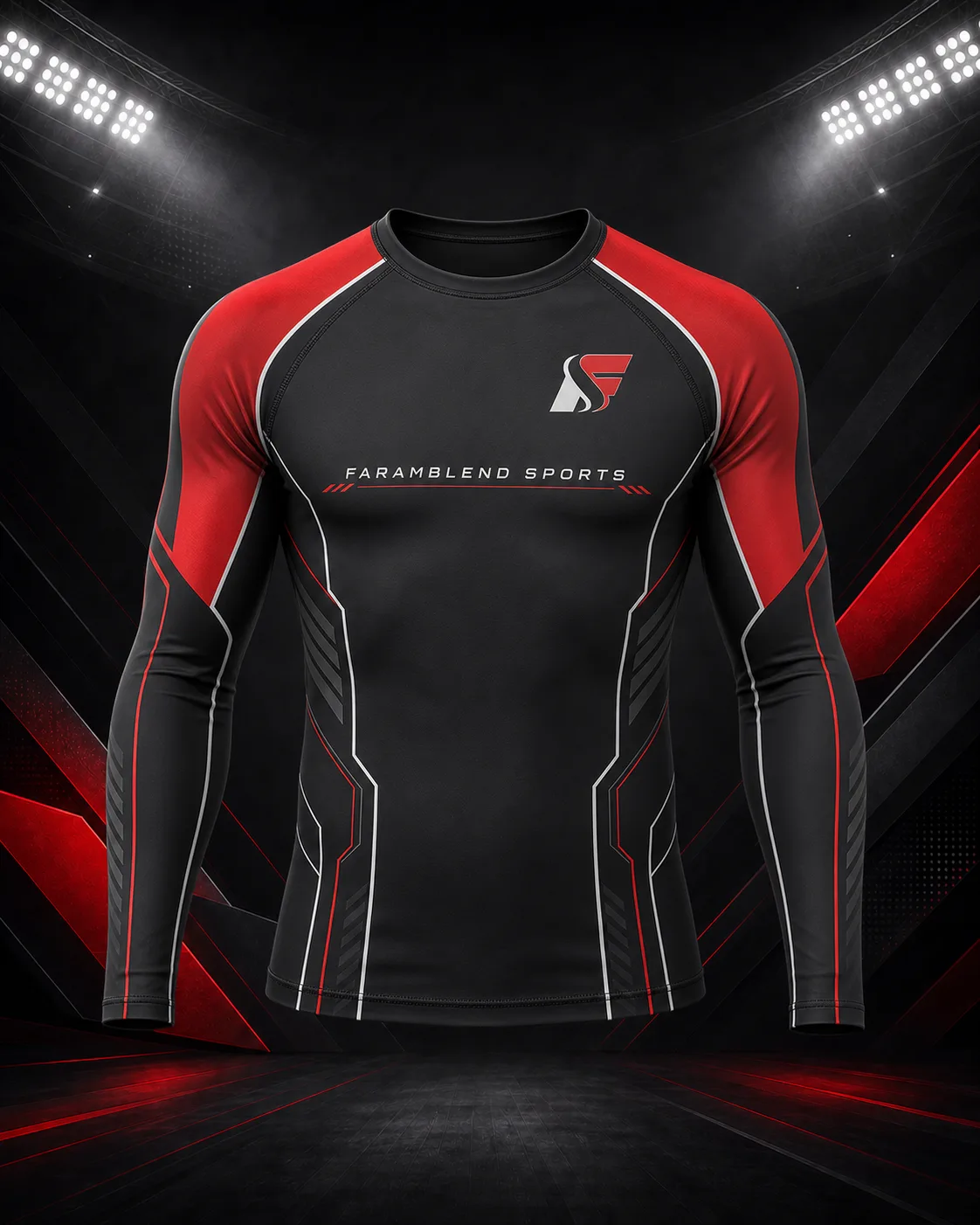 Flatlock Grappling Rash Guard — Custom Rash Guards | Faramblend Sports International