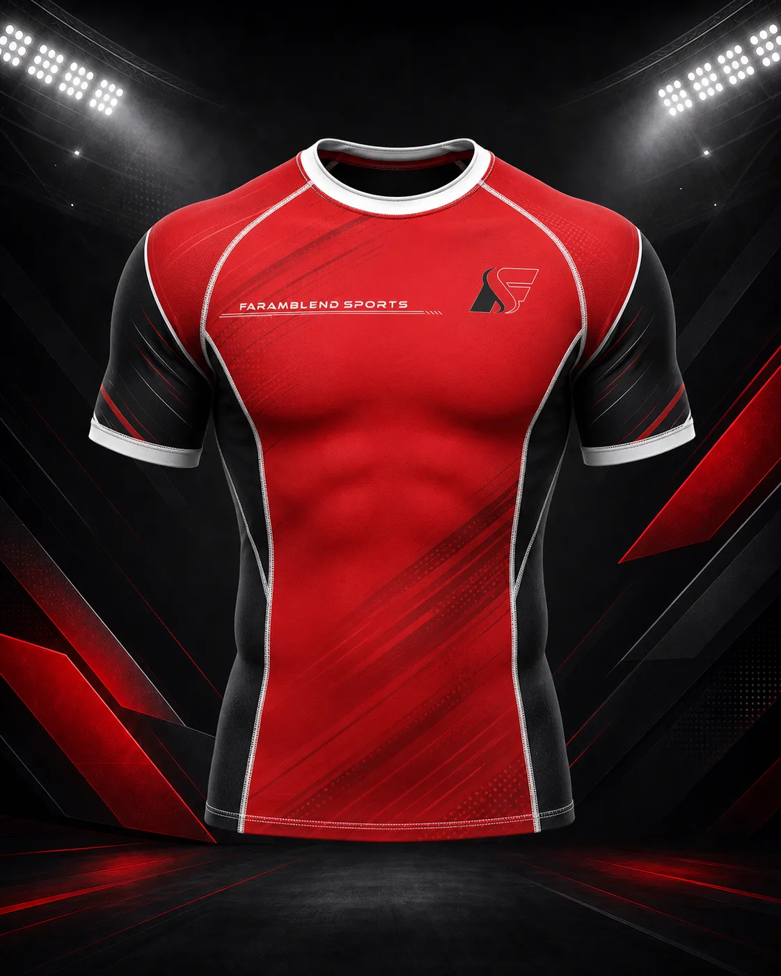 Short-Sleeve Rash Guard — Custom Rash Guards | Faramblend Sports