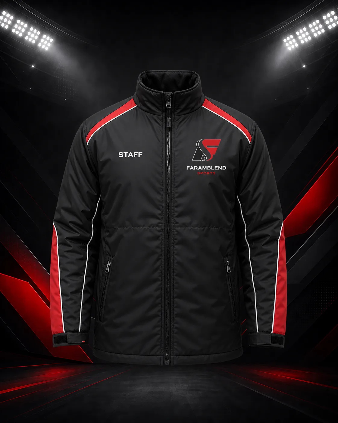 Insulated Sideline Coaches Jacket — Custom Football Jackets & Warm-ups | Faramblend Sports