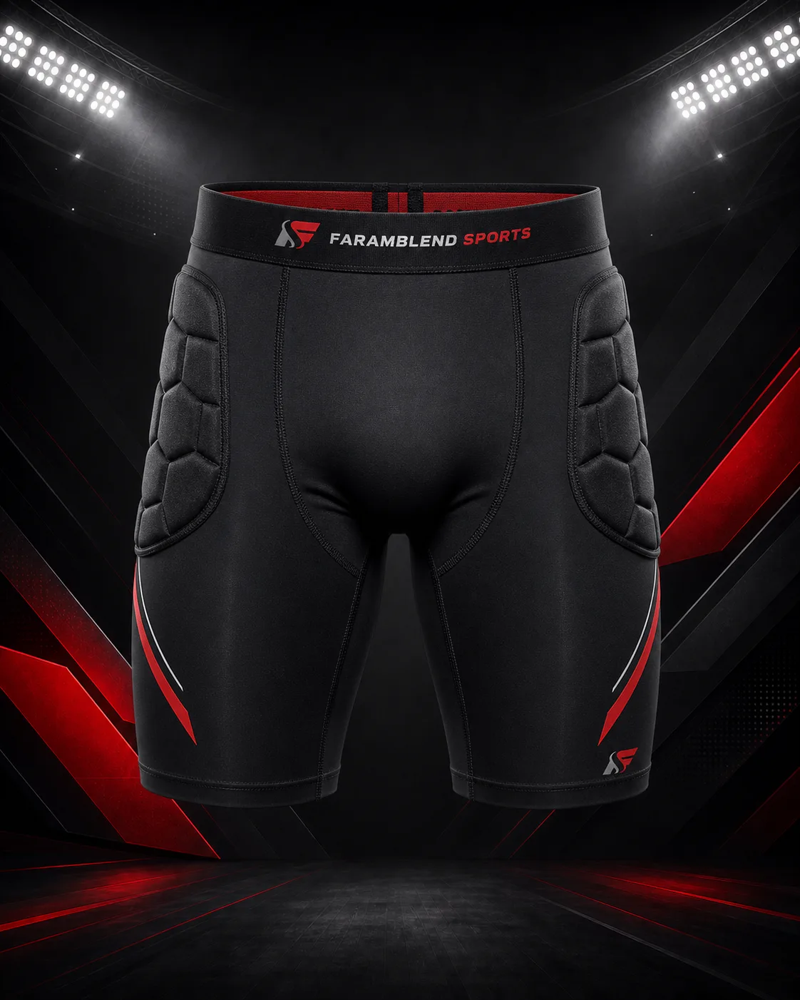 Padded Compression Sliding Shorts — Custom Sliding Shorts | Faramblend Sports