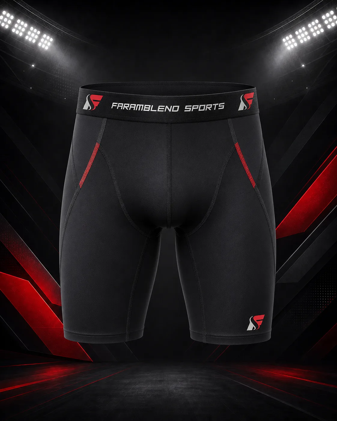 Unpadded Compression Sliding Shorts — Custom Sliding Shorts | Faramblend Sports