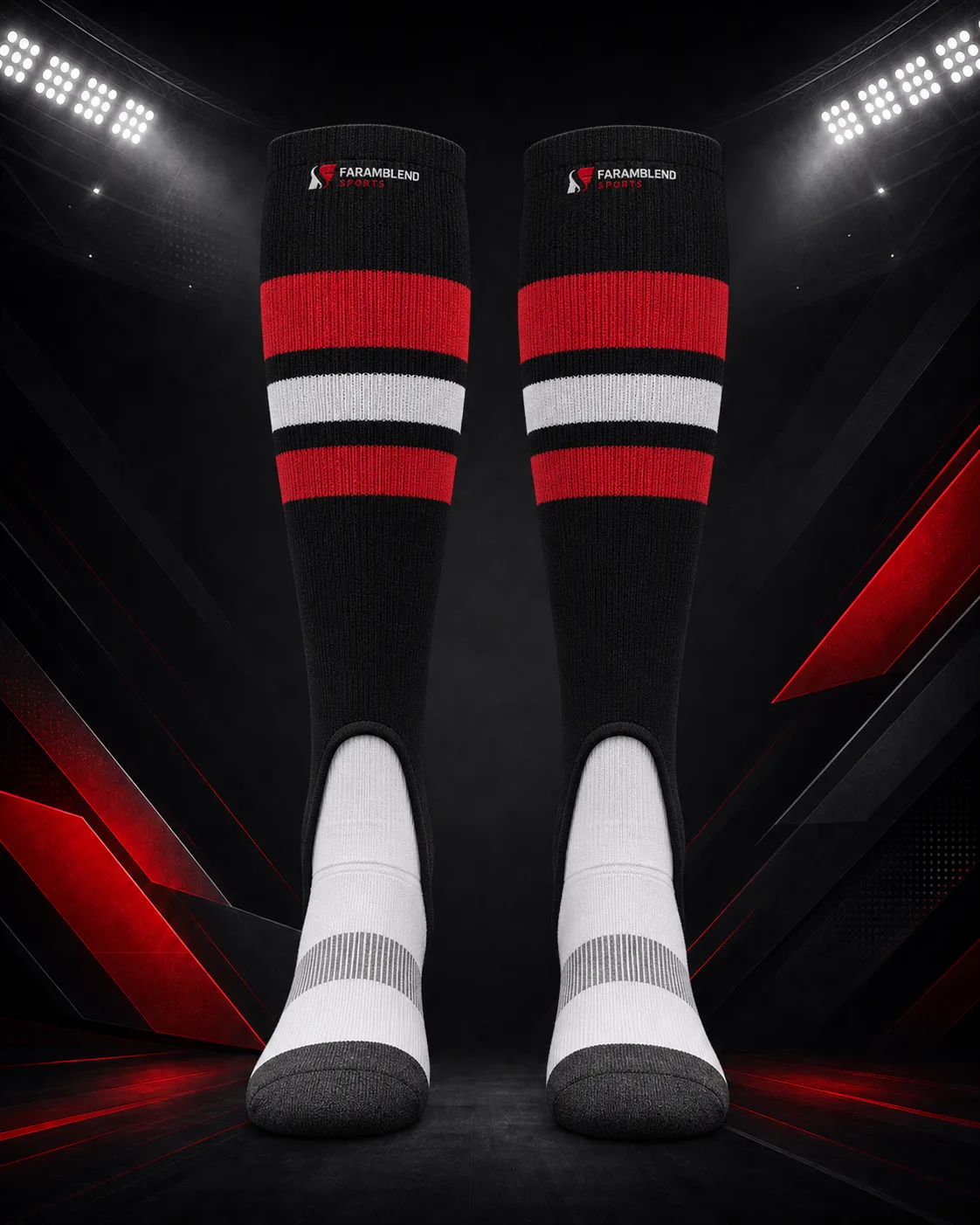 Stirrup-Style Team Socks — Custom Baseball Socks | Faramblend Sports