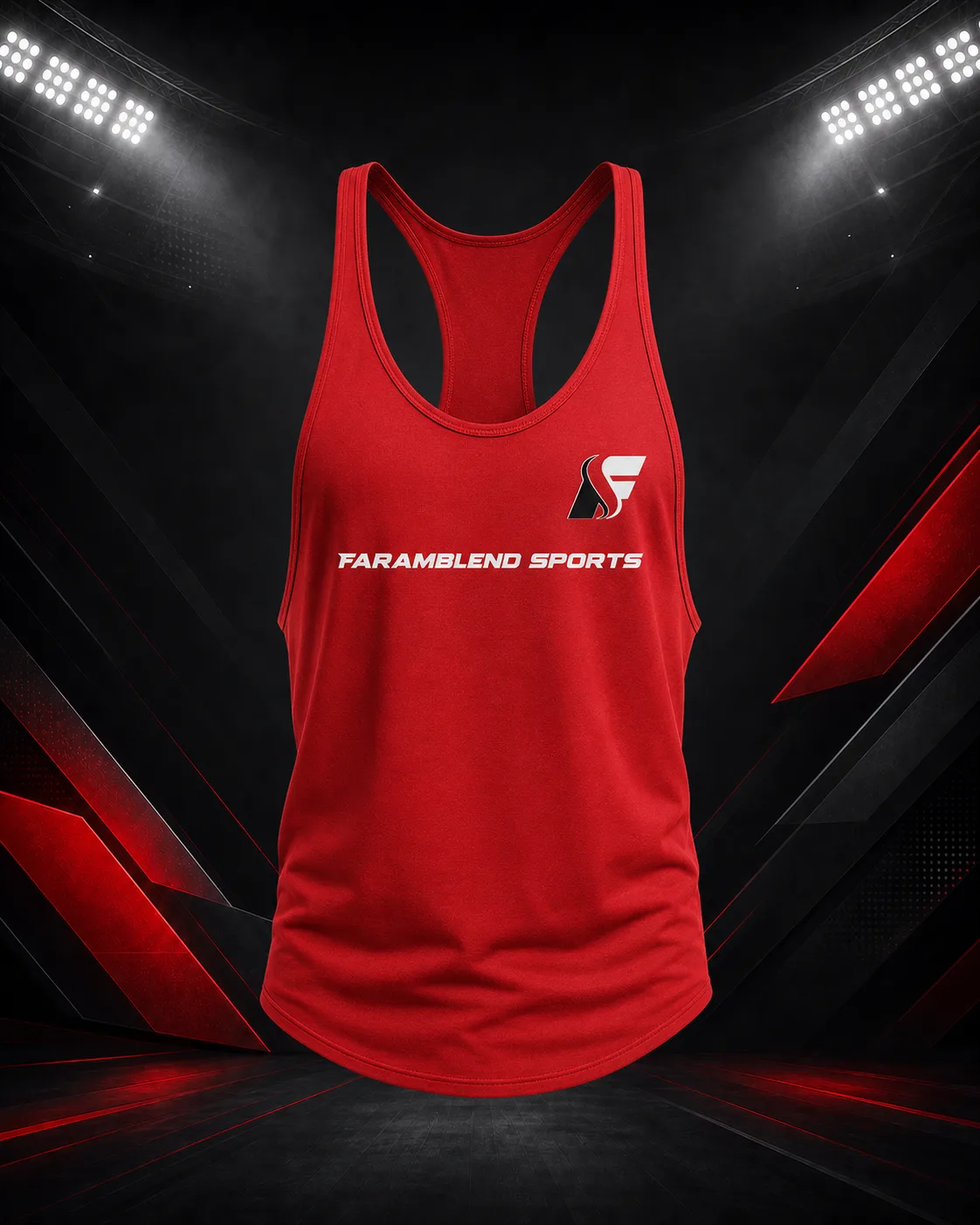 Drop-Armhole Stringer Tank — Custom Stringer Tanks | Faramblend Sports