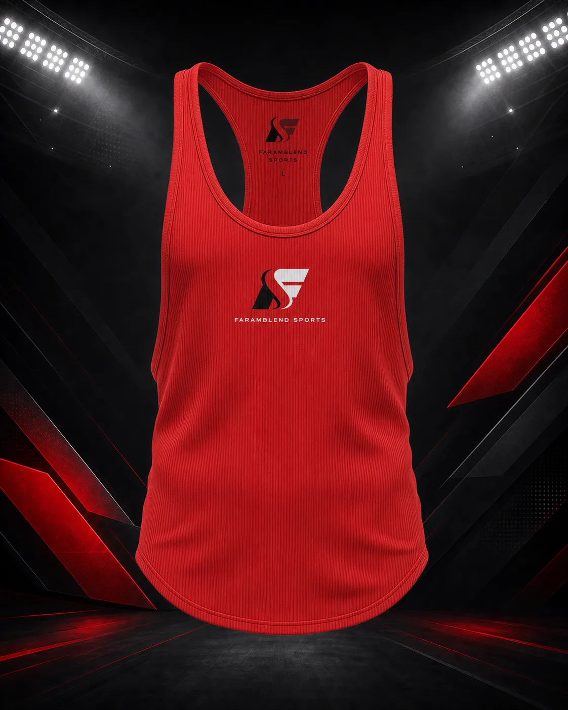 Ribbed Stringer Tank — Custom Stringer Tanks | Faramblend Sports