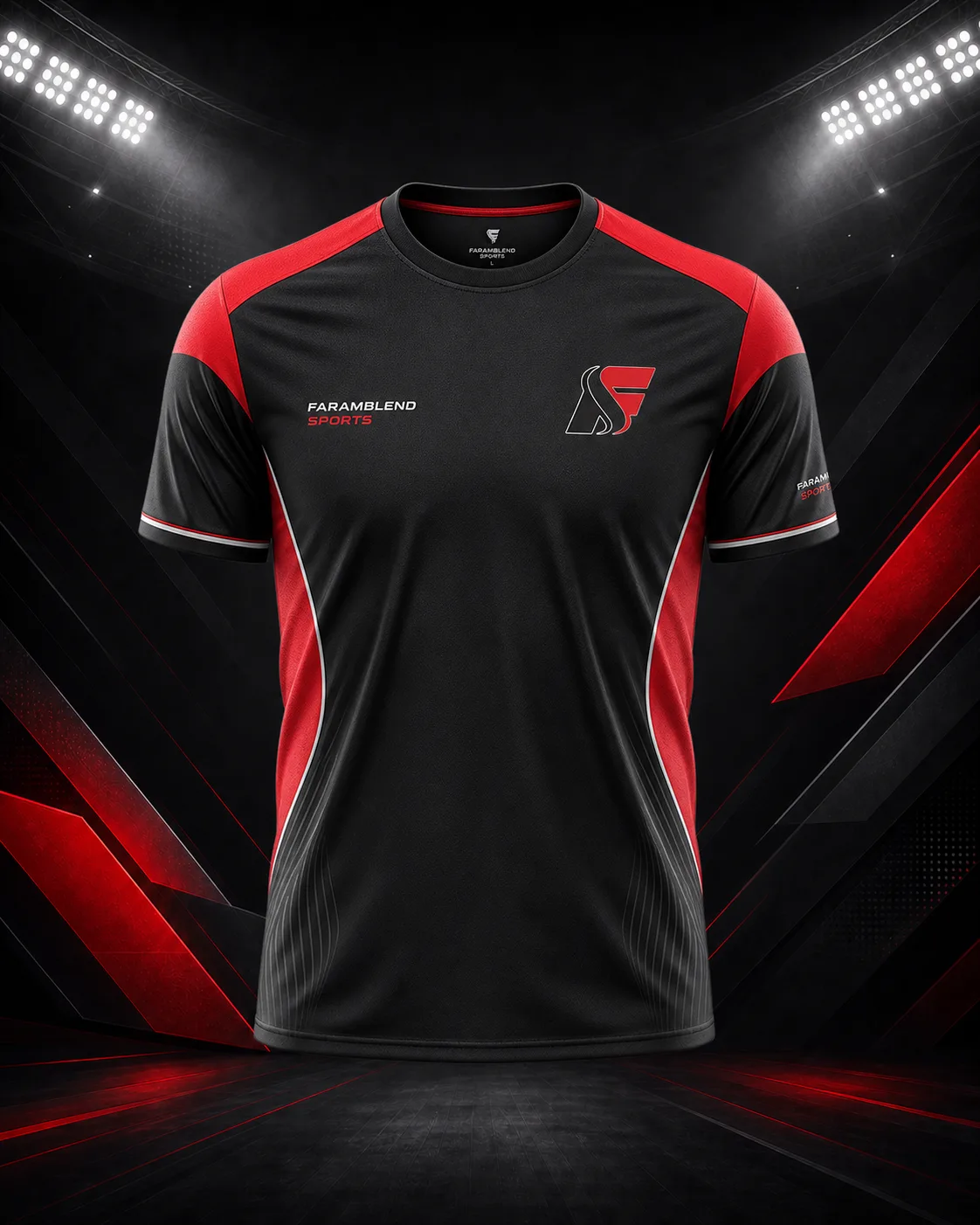 Performance Poly Team Tee — Custom T-Shirts | Faramblend Sports International