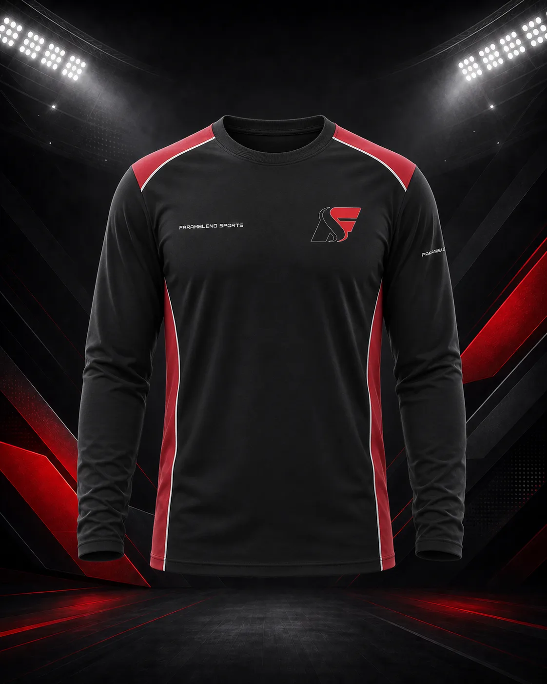 Long-Sleeve Team Tee — Custom T-Shirts | Faramblend Sports