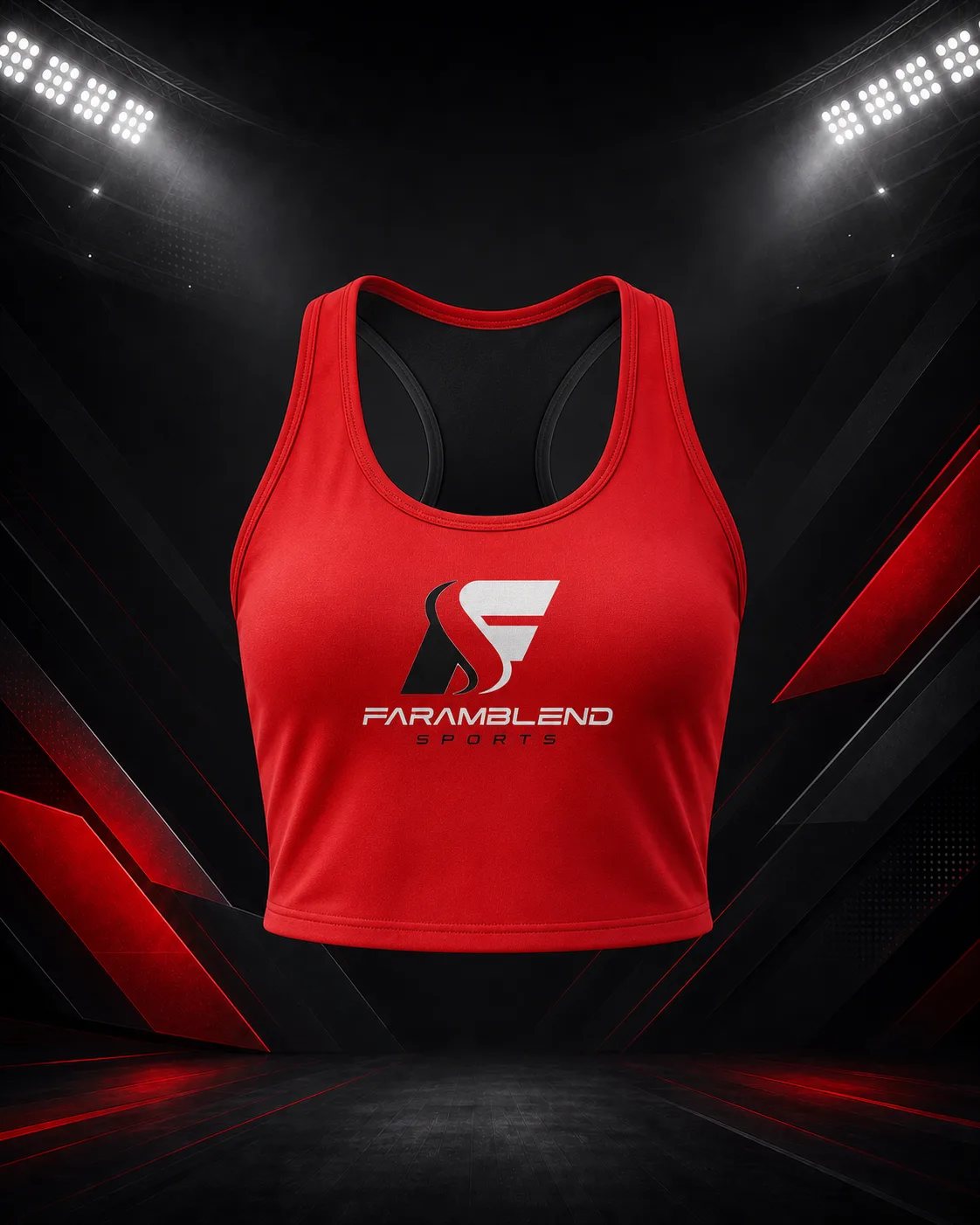 Cropped Training Tank — Custom Tank Tops | Faramblend Sports