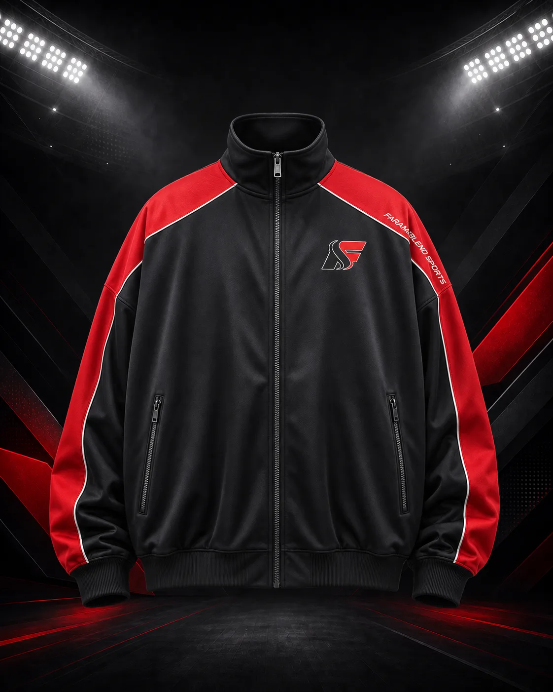 Oversized Track Jacket — Custom Track Jackets | Faramblend Sports