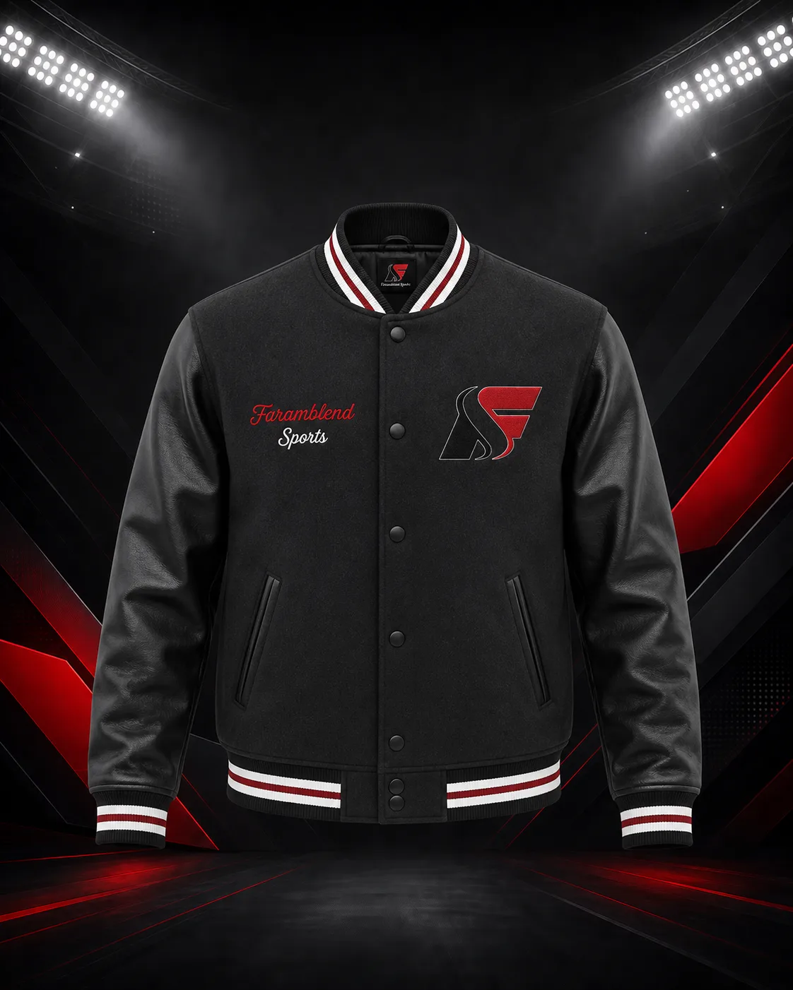 Fleece-Body Varsity Jacket — Custom Varsity Jackets | Faramblend Sports