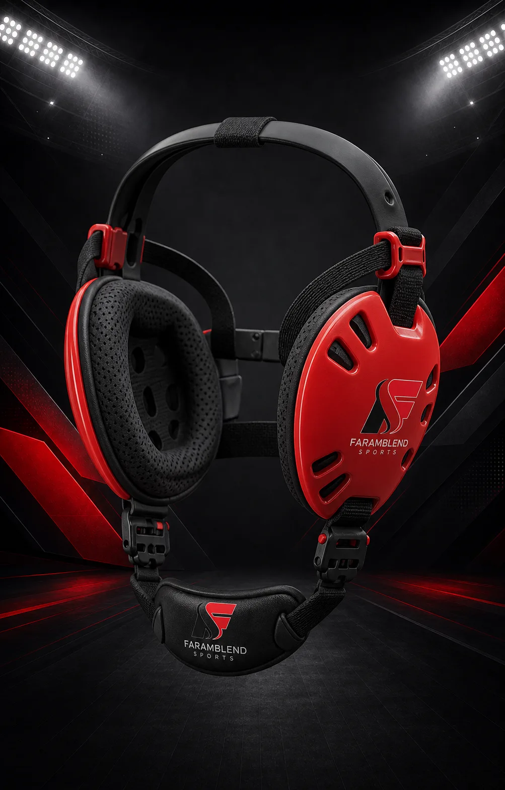 Detachable Chin-Strap Headgear — Custom Wrestling Headgear | Faramblend Sports