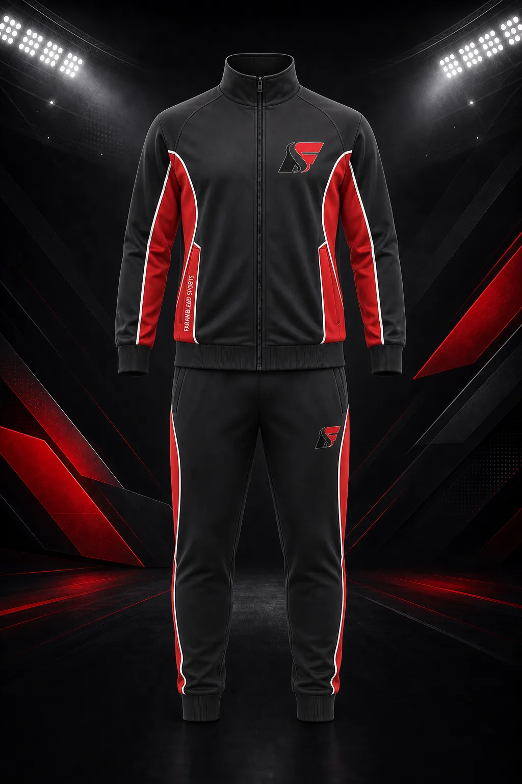 Matching Tournament Tracksuit — Custom Wrestling Tracksuits | Faramblend Sports International
