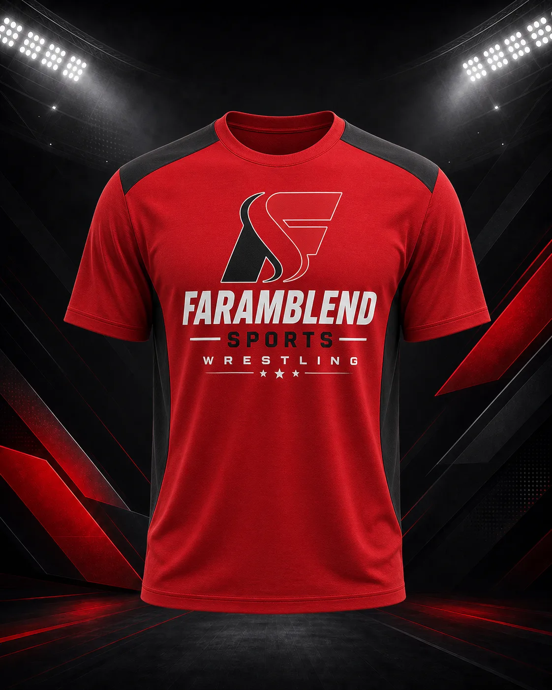 Club & School Wrestling Tee — Custom Wrestling T-Shirts | Faramblend Sports