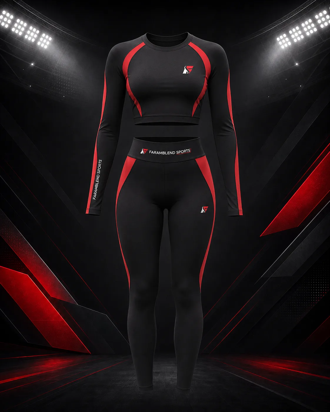 Long-Sleeve Yoga Set — Custom Yoga & Studio Sets | Faramblend Sports